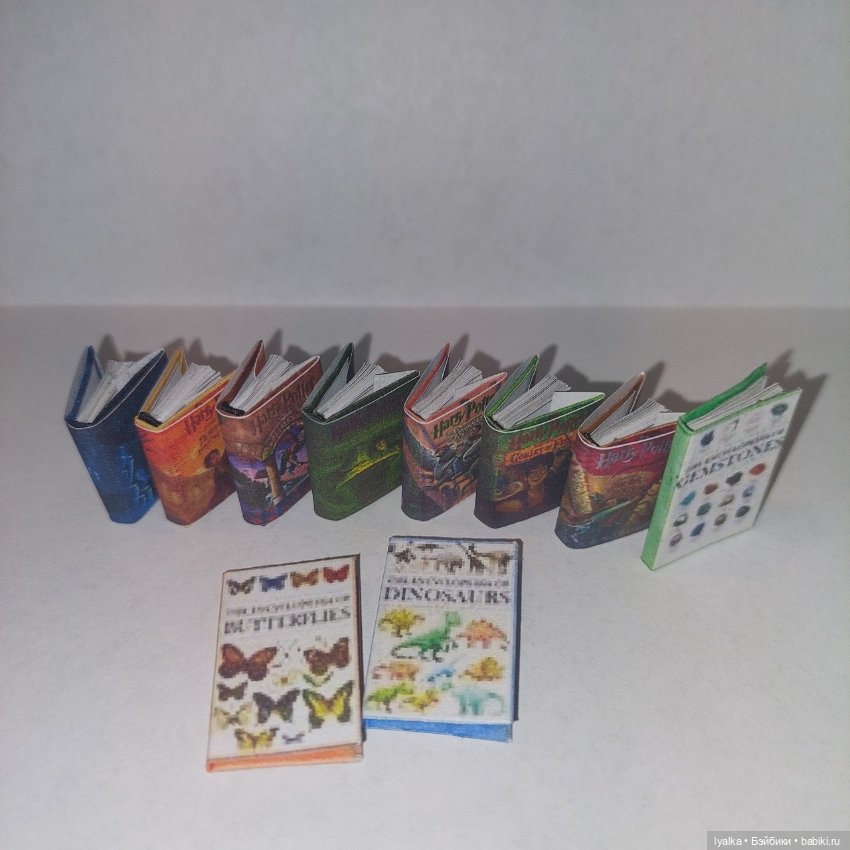 Книг много не бывает — Кукольная миниатюра своими руками: еда