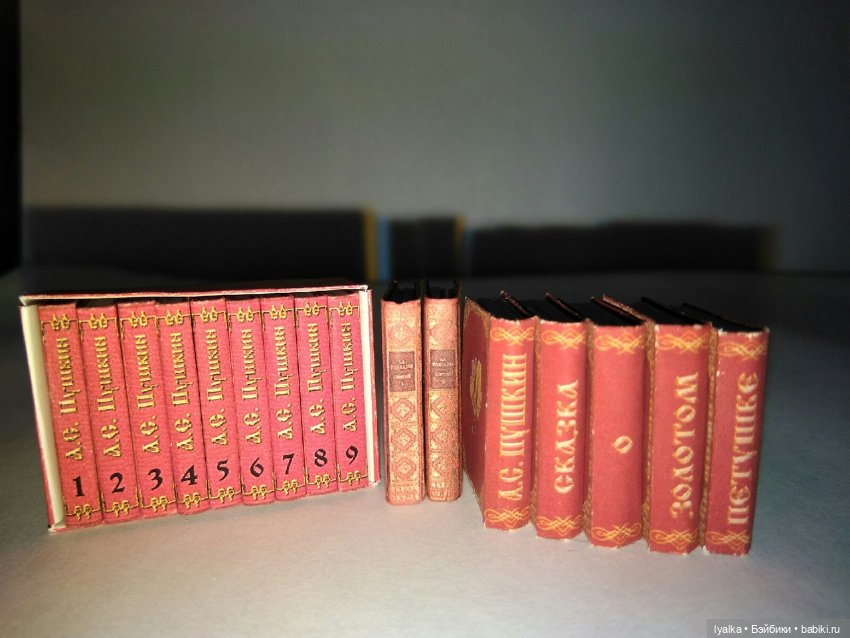 Книг много не бывает — Кукольная миниатюра своими руками: еда