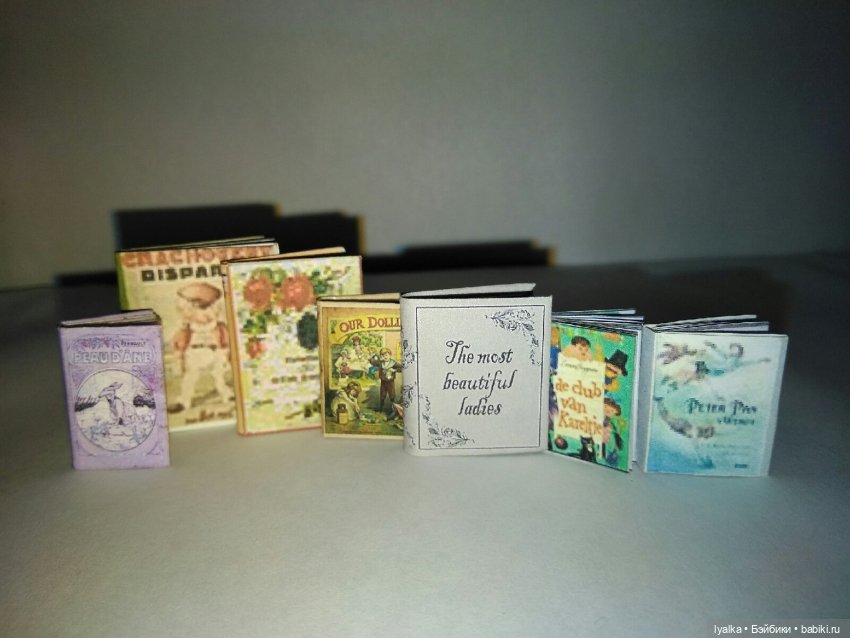 Книг много не бывает — Кукольная миниатюра своими руками: еда