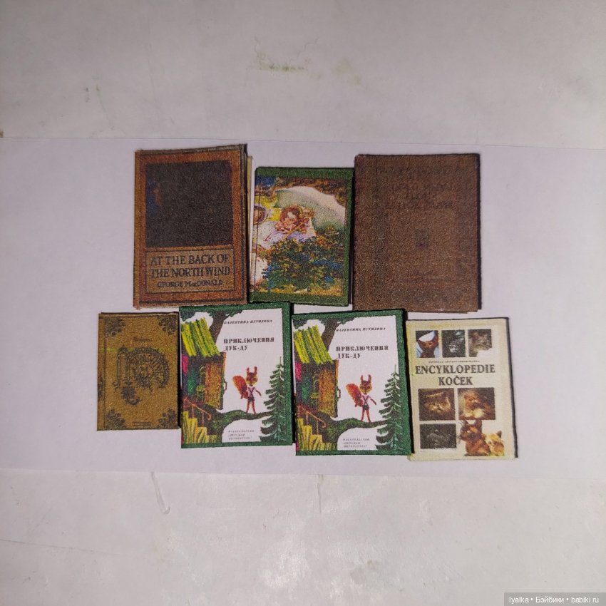 Книг много не бывает — Кукольная миниатюра своими руками: еда