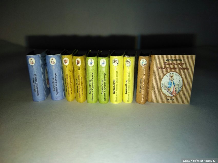 Книг много не бывает — Кукольная миниатюра своими руками: еда