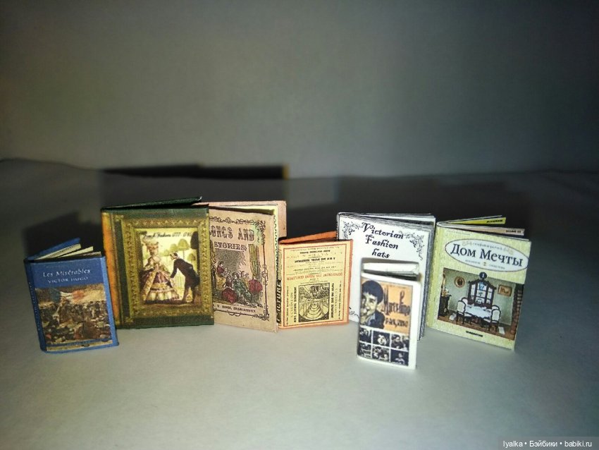 Книг много не бывает — Кукольная миниатюра своими руками: еда