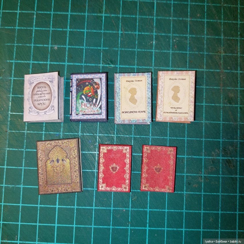 Книг много не бывает — Кукольная миниатюра своими руками: еда