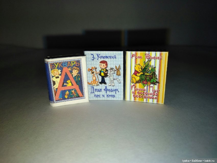 Книг много не бывает — Кукольная миниатюра своими руками: еда