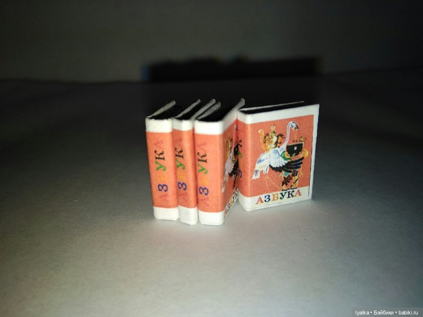 Книг много не бывает — Кукольная миниатюра своими руками: еда