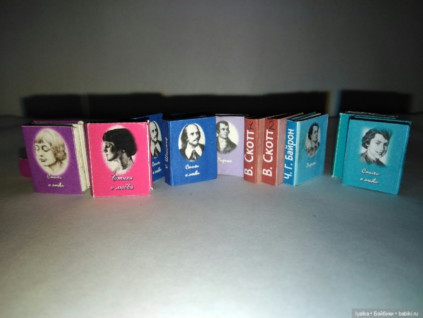 Книг много не бывает — Кукольная миниатюра своими руками: еда