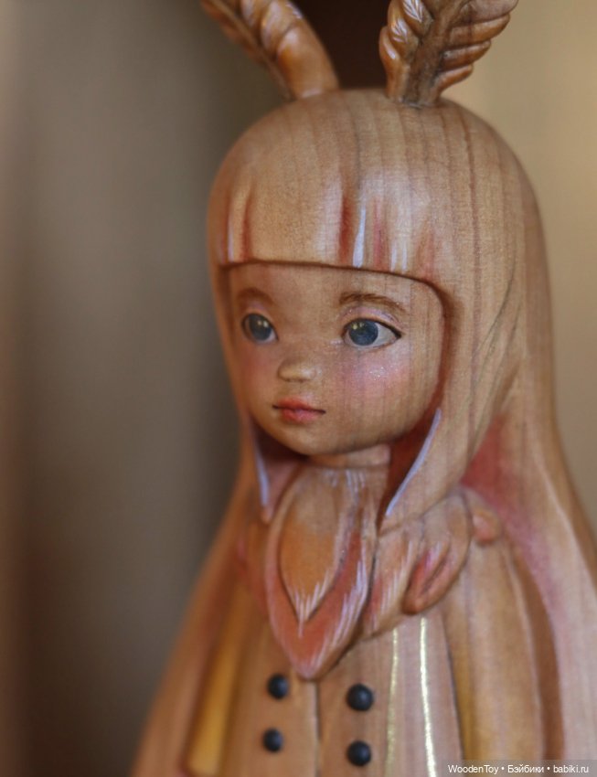 Ко мне прилетел мотылек — Авторские куклы из дерева