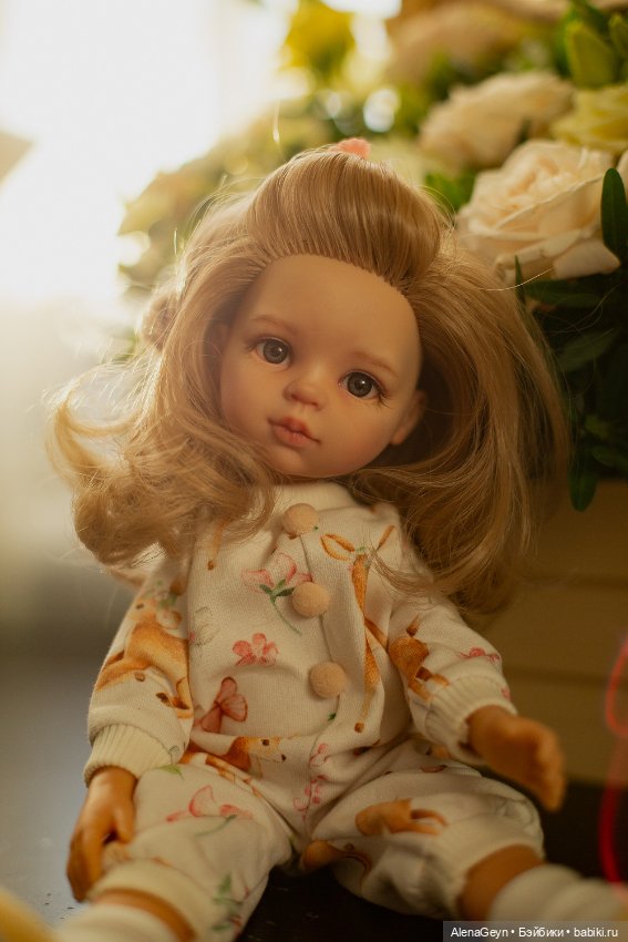 Нежная девочка ООАК PR — ООАК Paola Reina (Паола Рейна) и испанских кукол: перерисовка (фото 5)