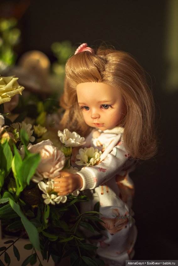 Нежная девочка ООАК PR — ООАК Paola Reina (Паола Рейна) и испанских кукол: перерисовка (фото 4)