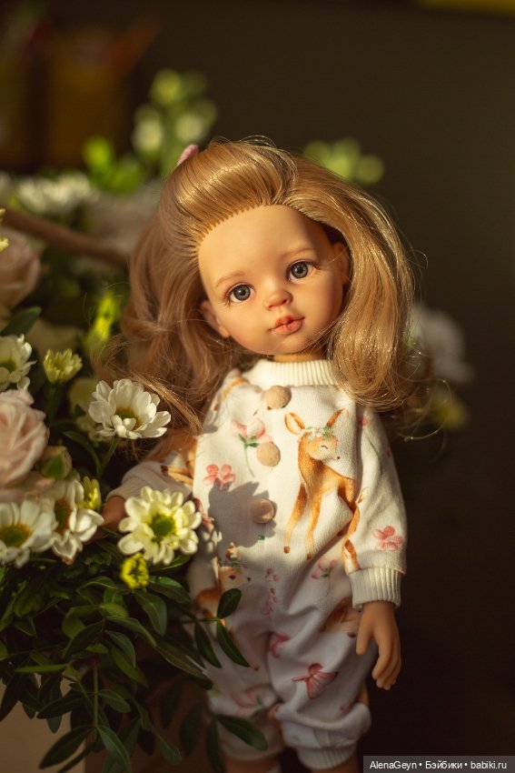 Нежная девочка ООАК PR — ООАК Paola Reina (Паола Рейна) и испанских кукол: перерисовка (фото 3)