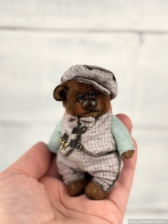 Тедди мишка Степан — Авторские мишки Тедди и друзья: фото (фото 3)