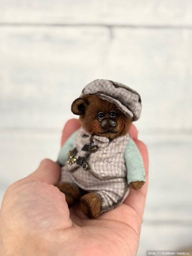 Тедди мишка Степан — Авторские мишки Тедди и друзья: фото (фото 4)