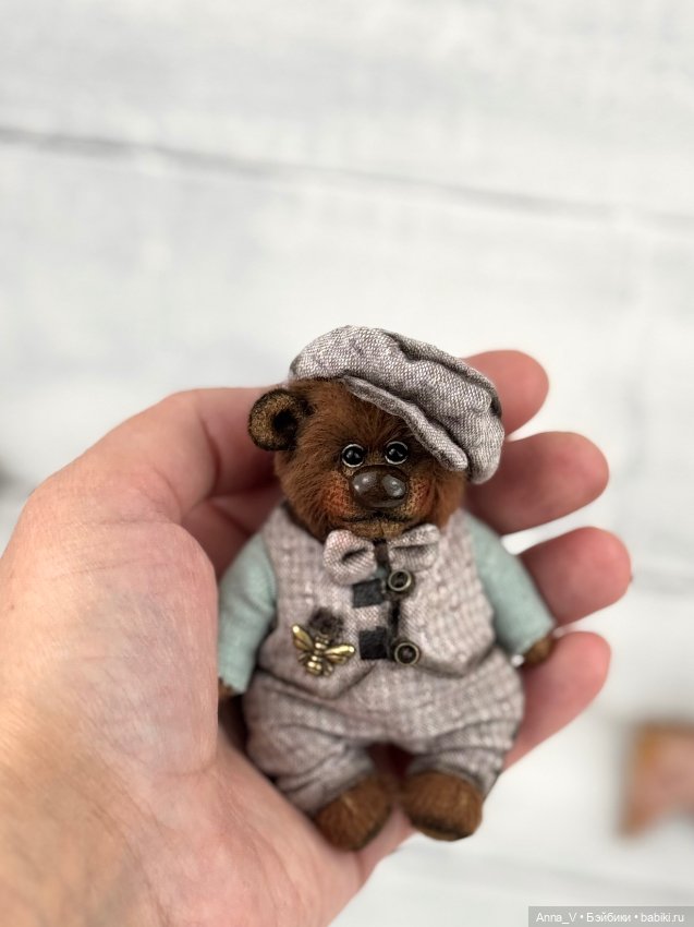 Тедди мишка Степан — Авторские мишки Тедди и друзья: фото