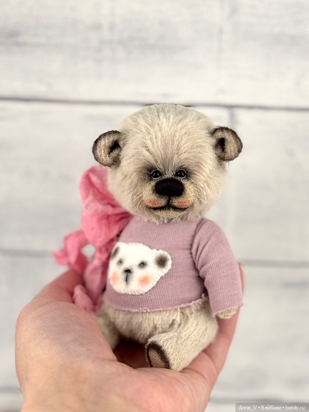 Тедди мишка Бусинка — Авторские мишки Тедди и друзья: фото (фото 5)