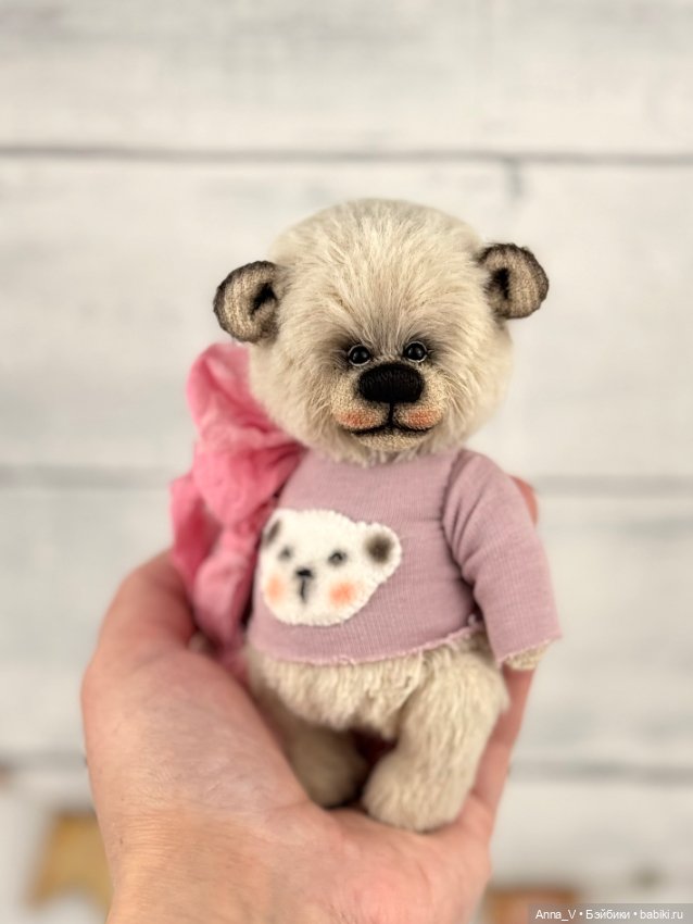 Тедди мишка Бусинка — Авторские мишки Тедди и друзья: фото (фото 4)