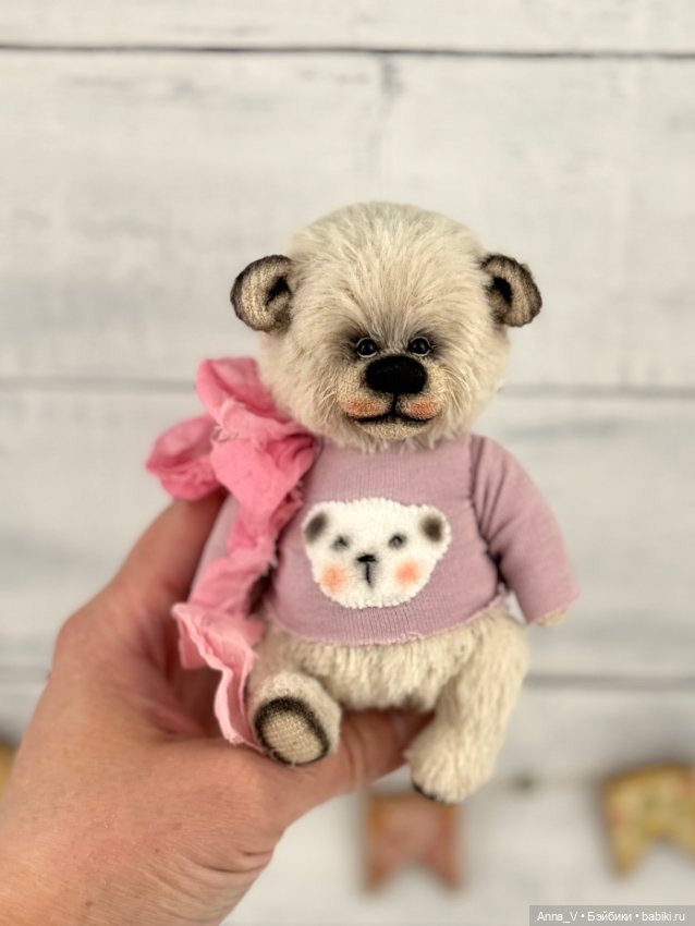 Тедди мишка Бусинка — Авторские мишки Тедди и друзья: фото (фото 2)