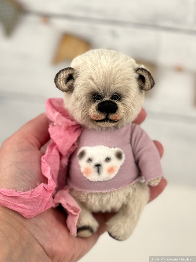 Тедди мишка Бусинка — Авторские мишки Тедди и друзья: фото