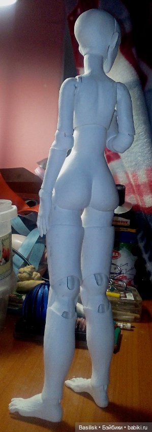 Малышка А1 процесс) — Авторские шарнирные куклы своими руками: лепка