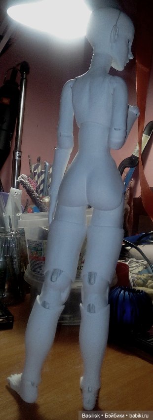 Малышка А1 процесс) — Авторские шарнирные куклы своими руками: лепка