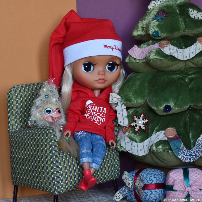 Новогодняя Нелли — Куклы Blythe (Блайз) ООАК: кастом (фото 2)