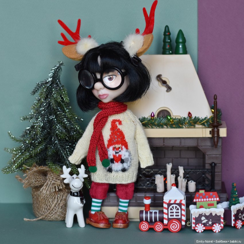 Новогодняя Эдна — Кукла Эдна Мод (Edna Mode): Суперсемейка (The Incredibles) (фото 9)