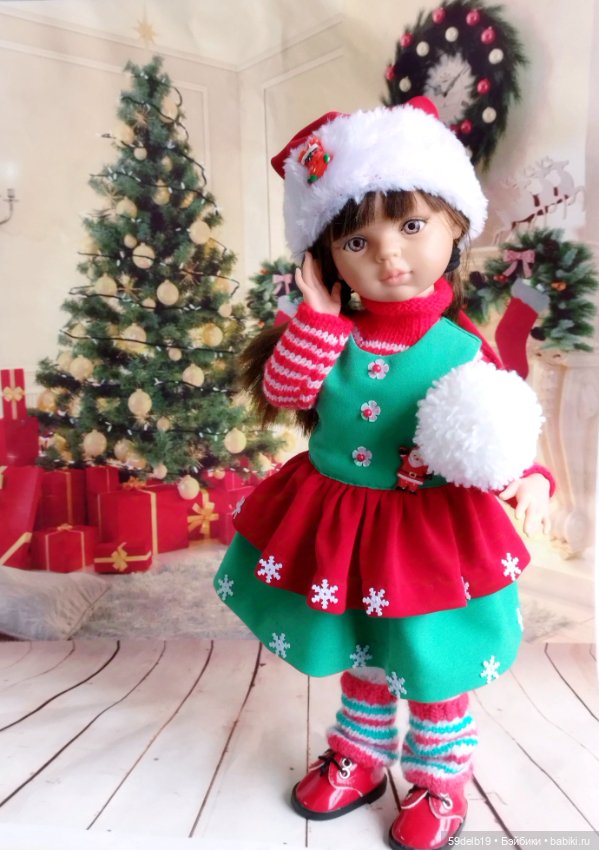 Костюм карнавальный "Рождественская Гномушка"