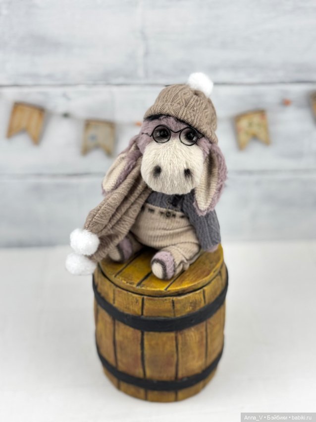 Тедди ослик Василий — Авторские мишки Тедди и друзья: фото (фото 5)