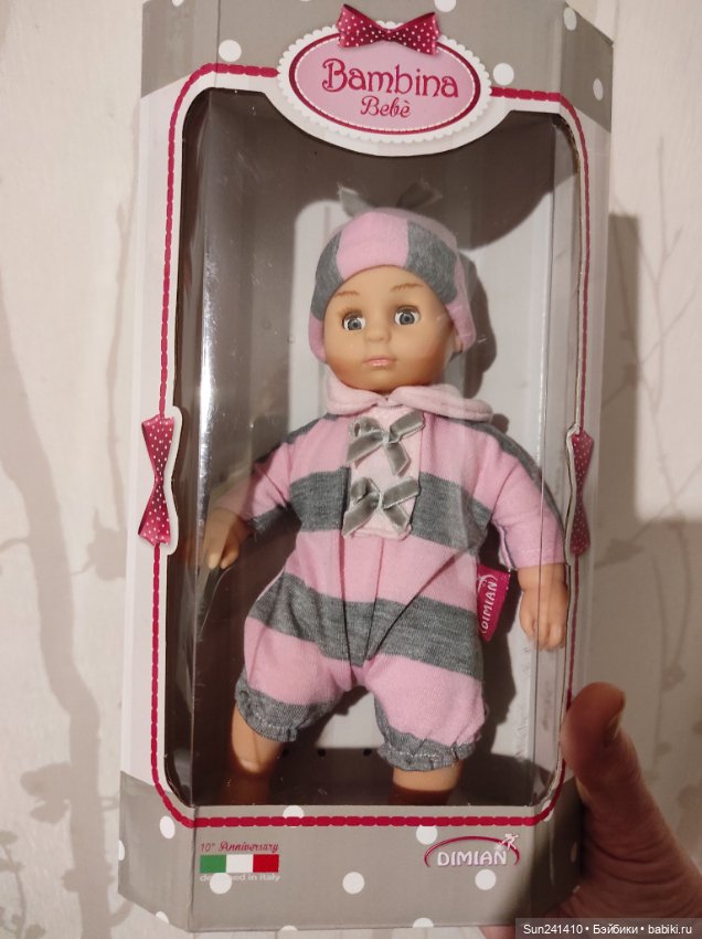 Dimian bambina bebe 20 см мягконабивная кукла пупс (фото 2)