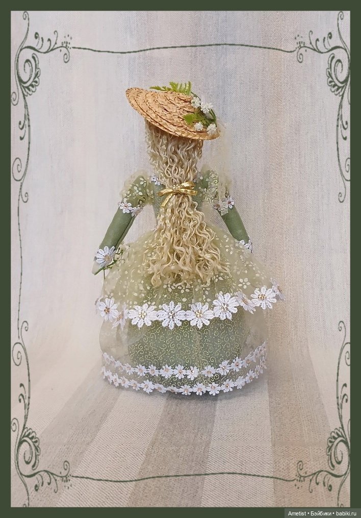 И ещё одна цветочная фея — Авторские текстильные куклы: Вальдорфские (фото 5)