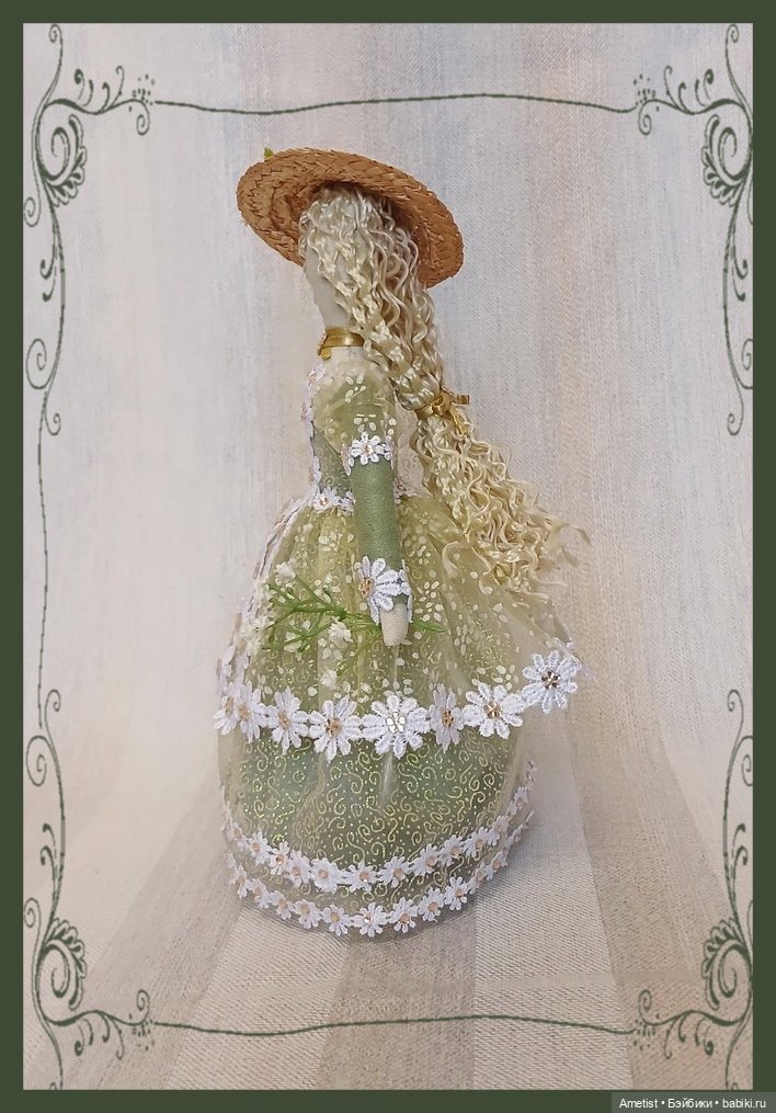 И ещё одна цветочная фея — Авторские текстильные куклы: Вальдорфские (фото 6)