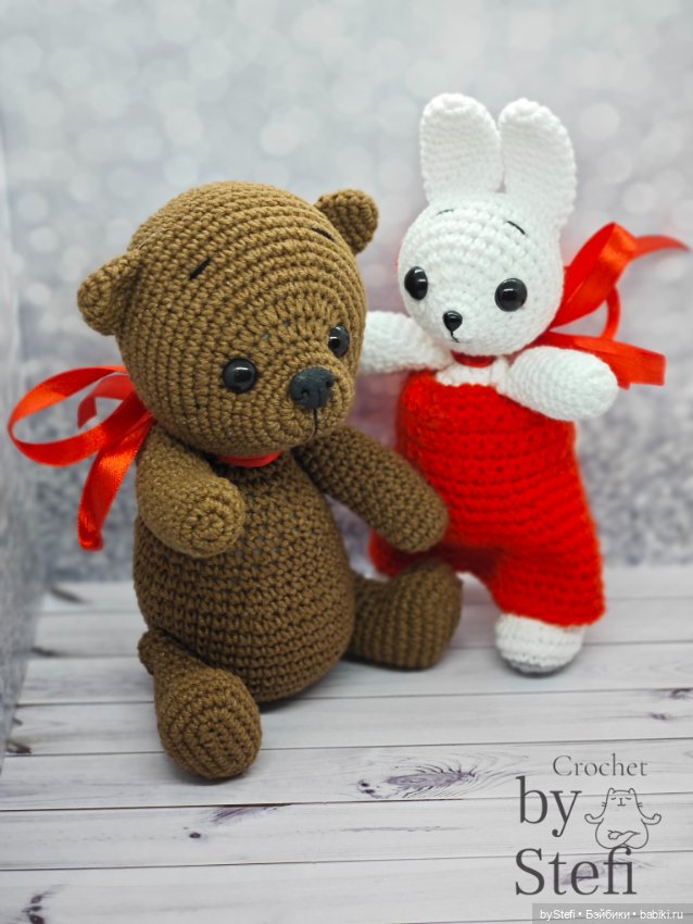 Вот и встретились — Вязаные игрушки и амигуруми: крючком (фото 7)
