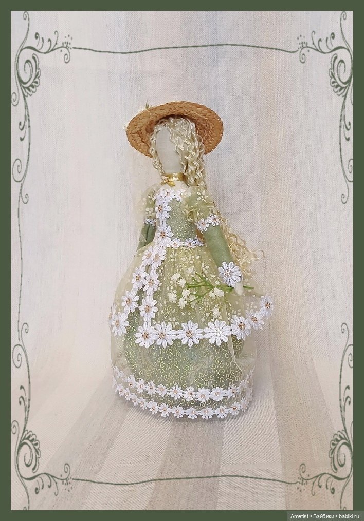 И ещё одна цветочная фея — Авторские текстильные куклы: Вальдорфские (фото 3)
