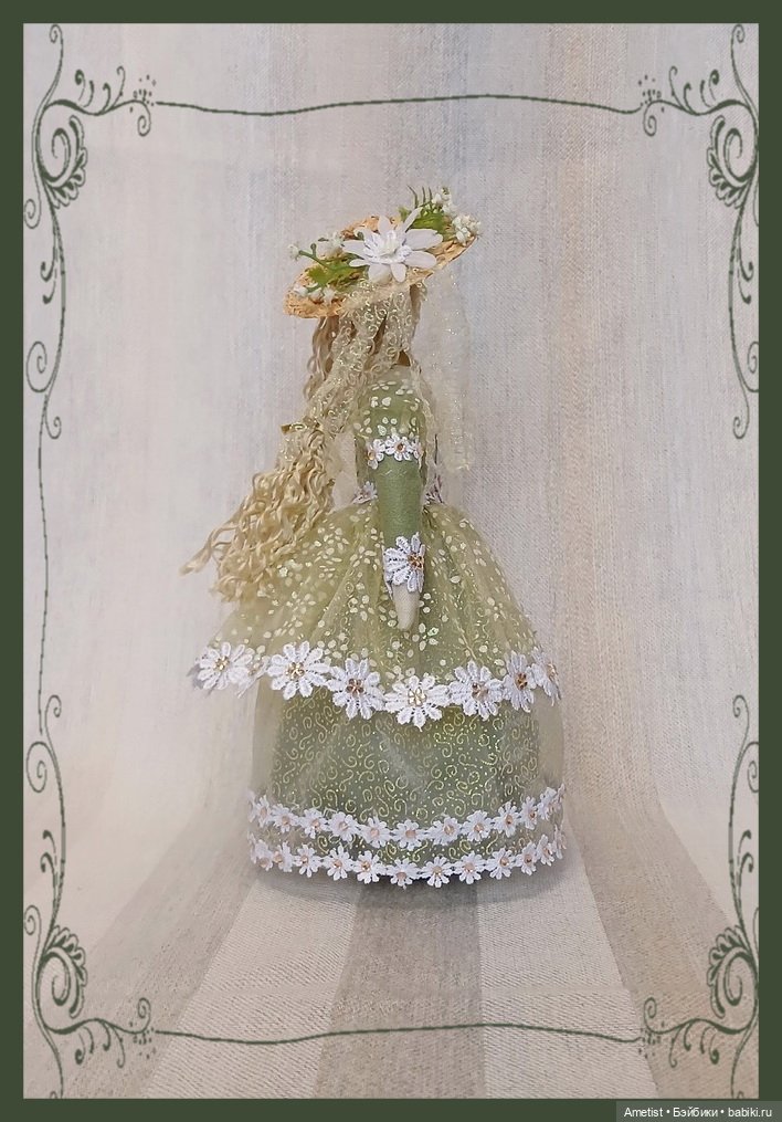 И ещё одна цветочная фея — Авторские текстильные куклы: Вальдорфские (фото 4)