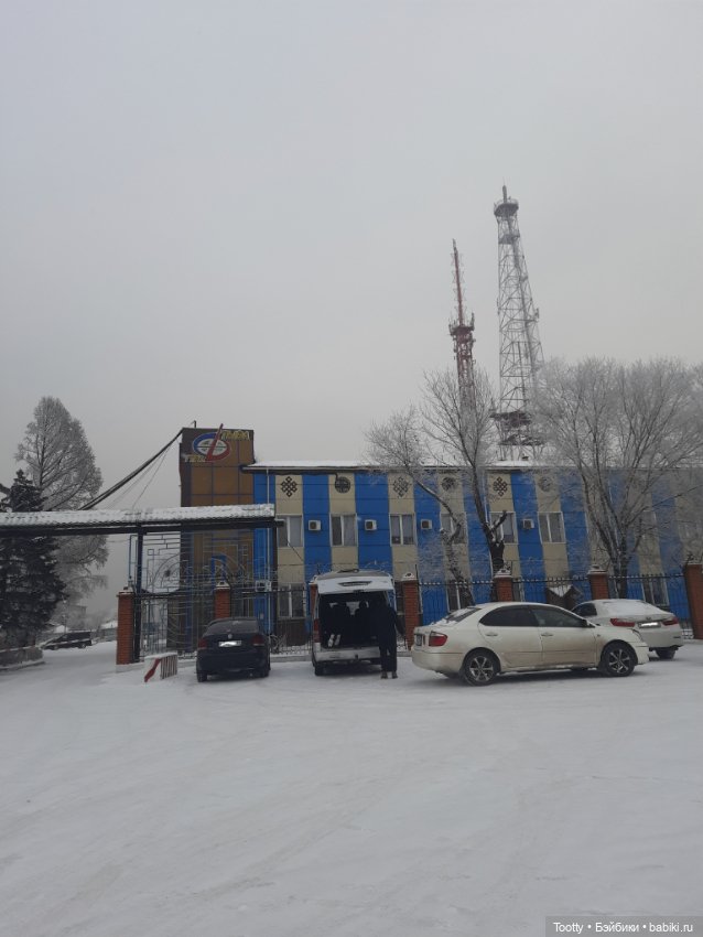 Прогулка маленького Рамзеса по предновогоднему Кызылу