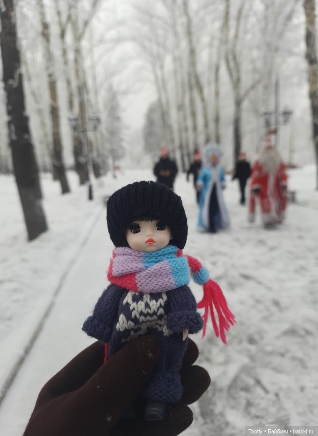 Прогулка маленького Рамзеса по предновогоднему Кызылу (фото 6)