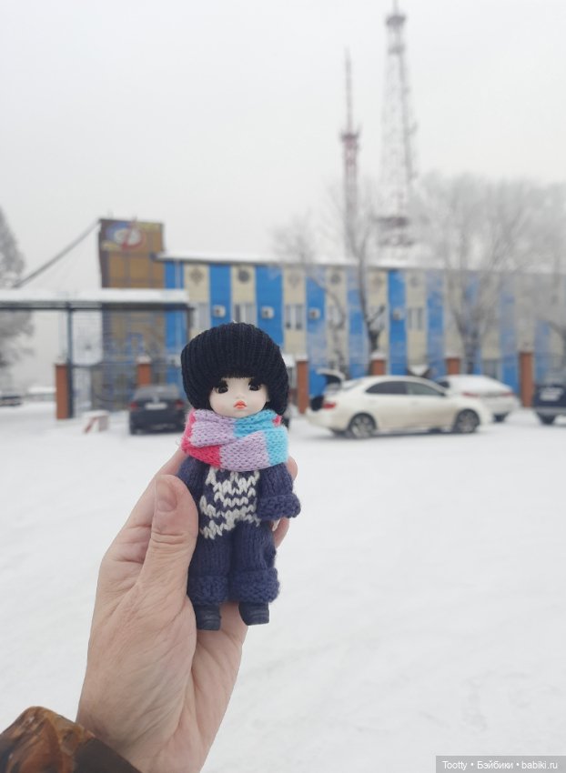 Прогулка маленького Рамзеса по предновогоднему Кызылу (фото 2)