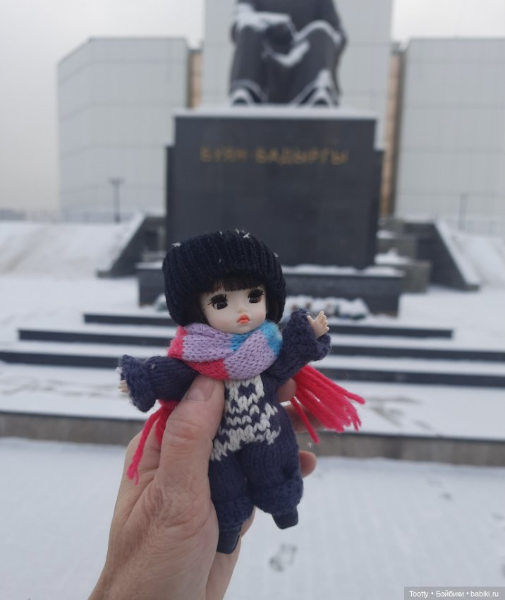 Прогулка маленького Рамзеса по предновогоднему Кызылу (фото 8)