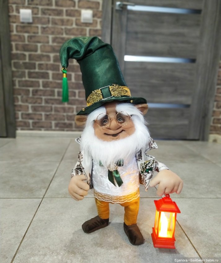 Гномы — Куклы из капрона и чулочной техники: авторские игрушки (фото 8)