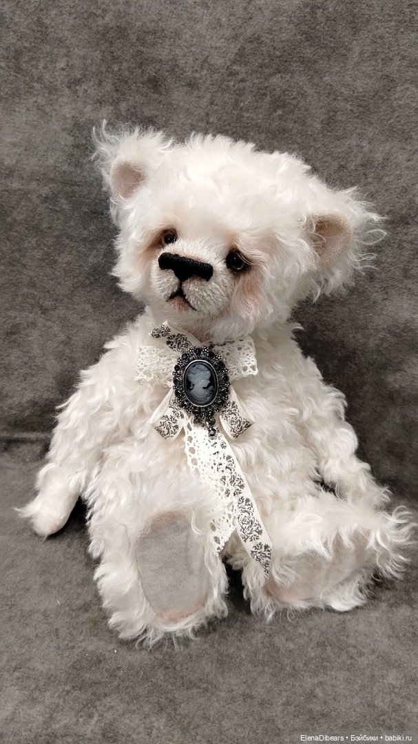 Белые мишки, к празднику — Авторские мишки Тедди и друзья: фото