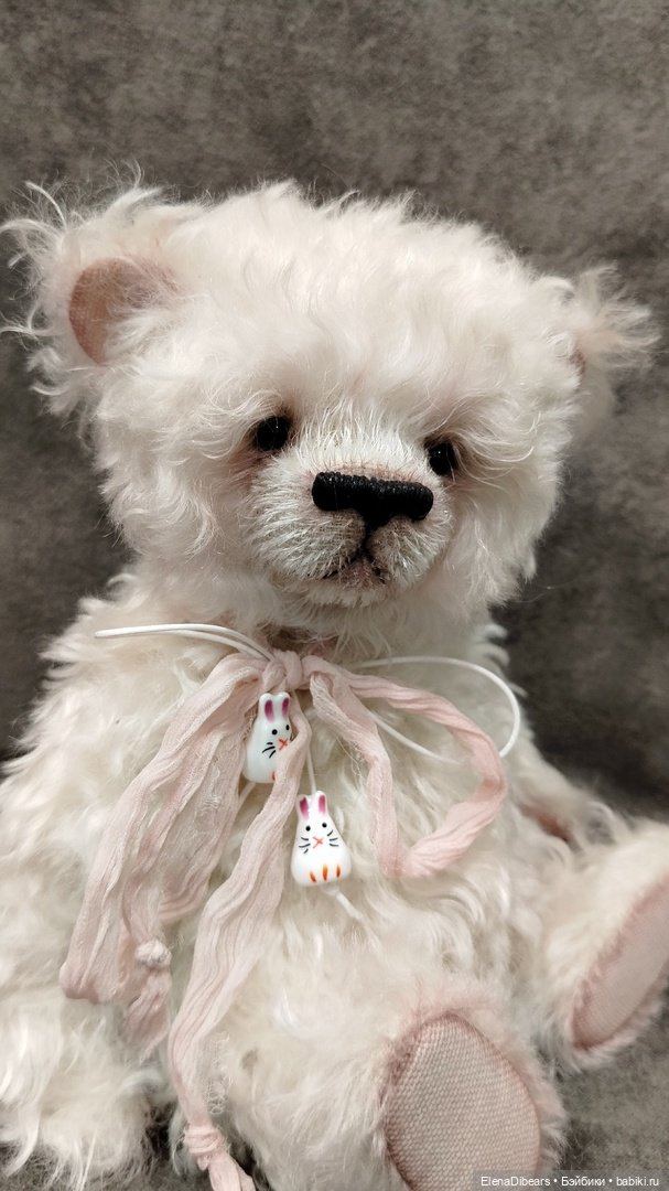Белые мишки, к празднику — Авторские мишки Тедди и друзья: фото (фото 3)