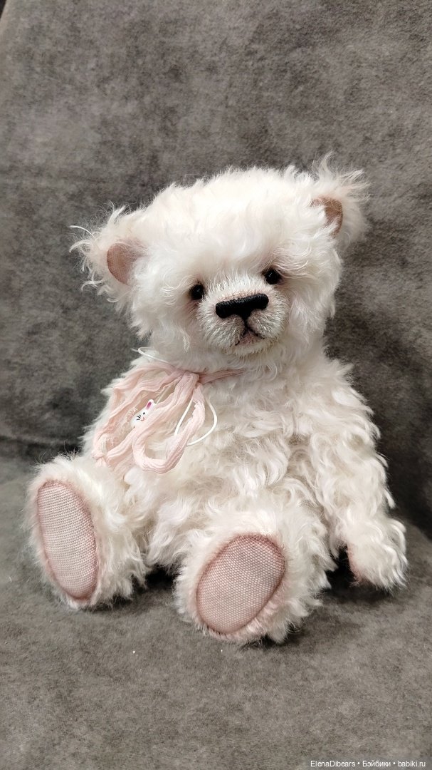 Белые мишки, к празднику — Авторские мишки Тедди и друзья: фото (фото 5)