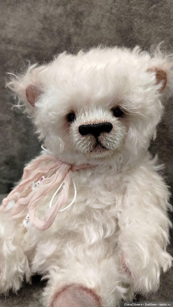 Белые мишки, к празднику — Авторские мишки Тедди и друзья: фото