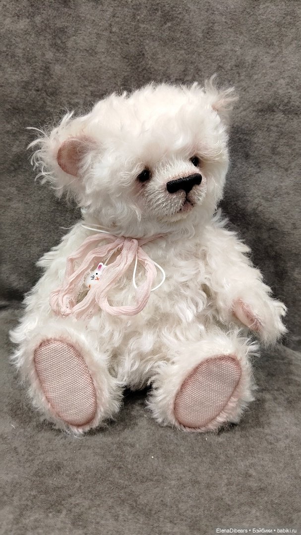 Белые мишки, к празднику — Авторские мишки Тедди и друзья: фото (фото 7)