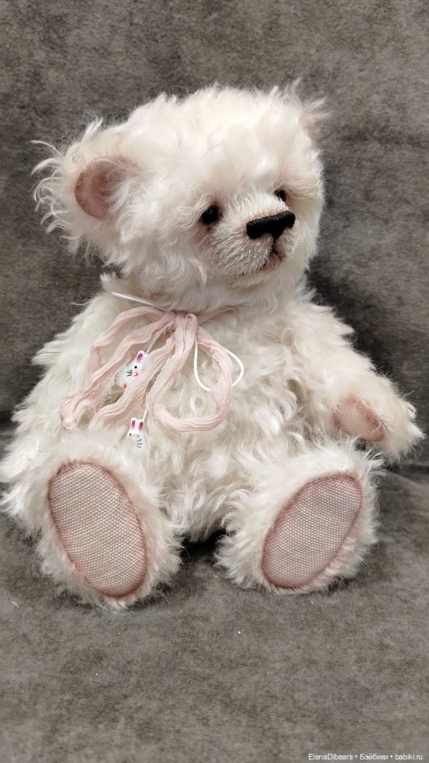 Белые мишки, к празднику — Авторские мишки Тедди и друзья: фото (фото 6)
