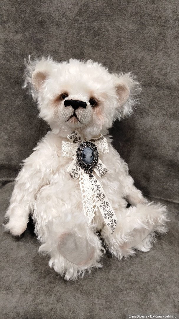 Белые мишки, к празднику — Авторские мишки Тедди и друзья: фото