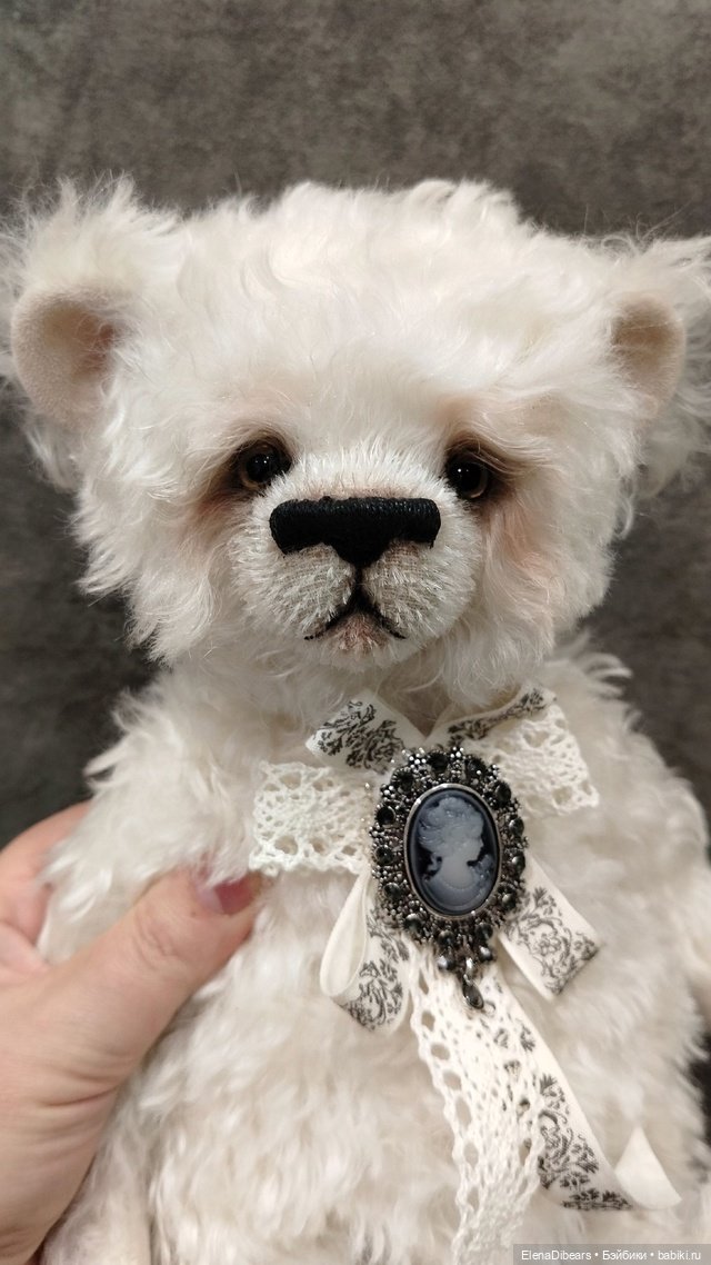 Белые мишки, к празднику — Авторские мишки Тедди и друзья: фото