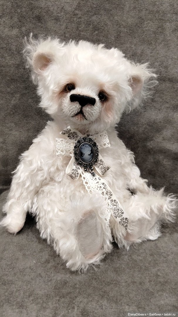 Белые мишки, к празднику — Авторские мишки Тедди и друзья: фото