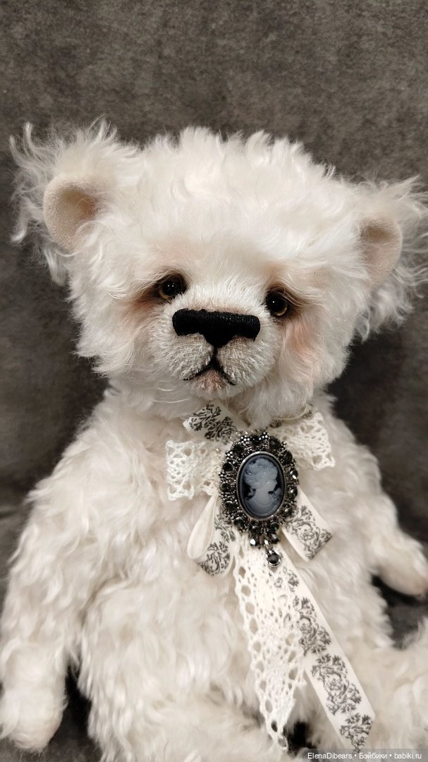 Белые мишки, к празднику — Авторские мишки Тедди и друзья: фото