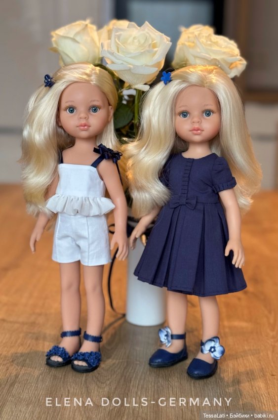 Леони и Леа, две сливочные Клавочки от Paola Reina