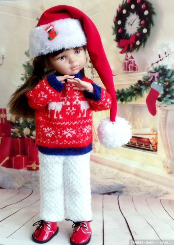 Рождественский свитер с оленями для паолочки (фото 5)